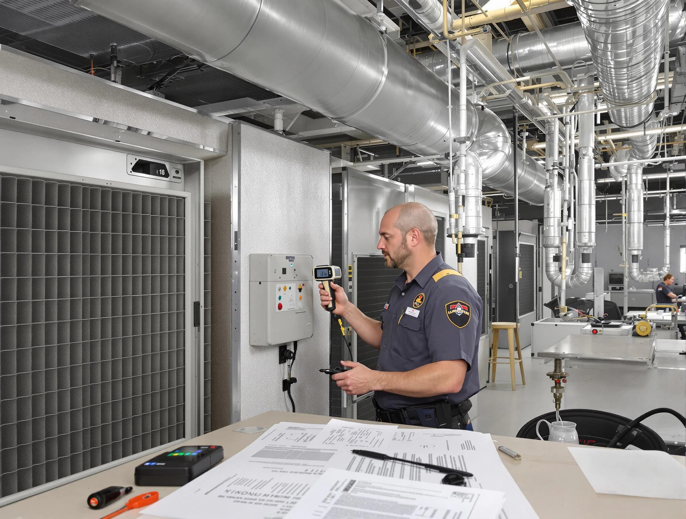 Professional filter system inspection by Clearfield Air Duct Cleaning in Clearfield