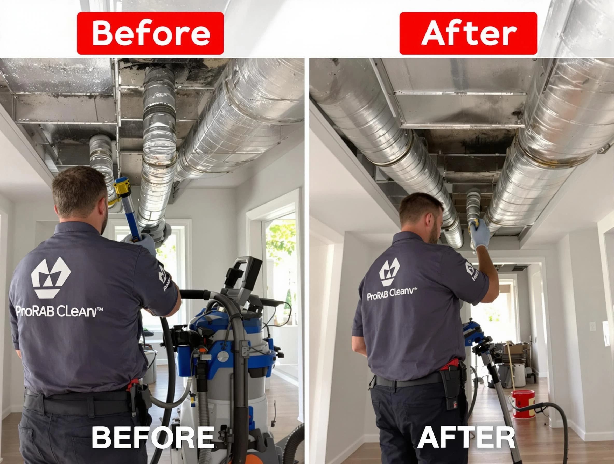 Clearfield Air Duct Cleaning expert performing thorough residential duct cleaning in a Clearfield home