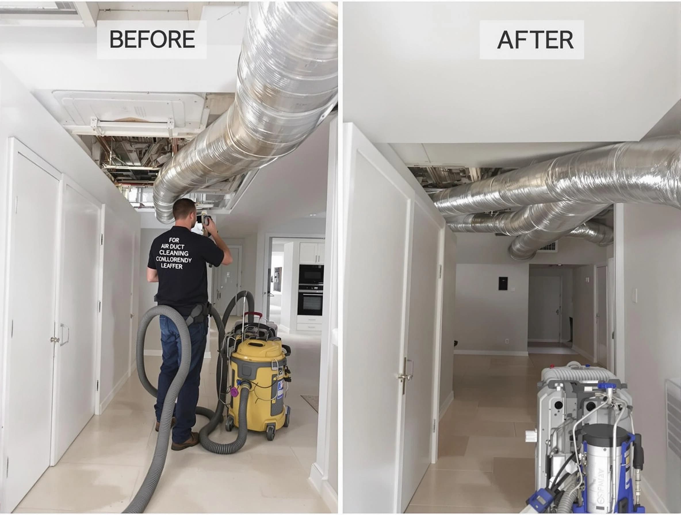 Clearfield Air Duct Cleaning professional performing thorough air duct cleaning in Clearfield